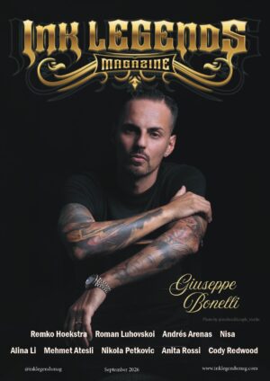 Ink Legends Magazine September 2026 feat. Giuseppe Bonelli