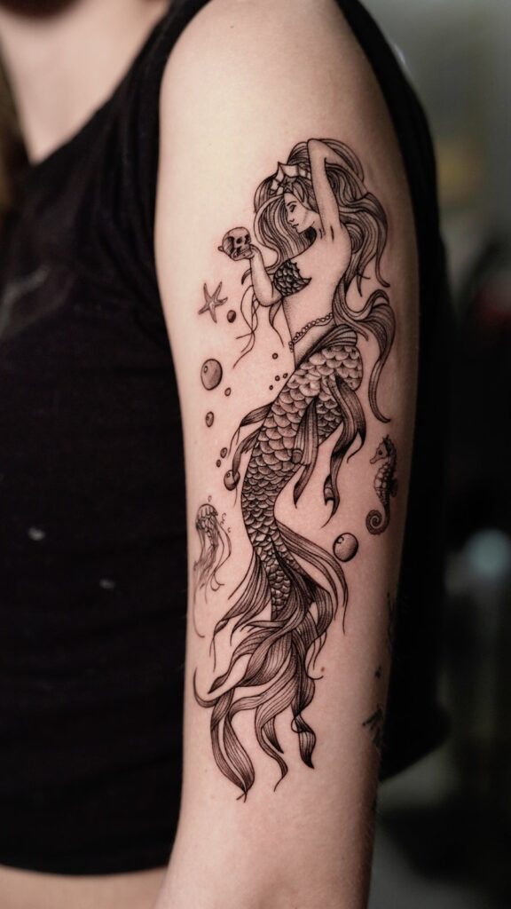 Tattoo by Lamia Karahanlı